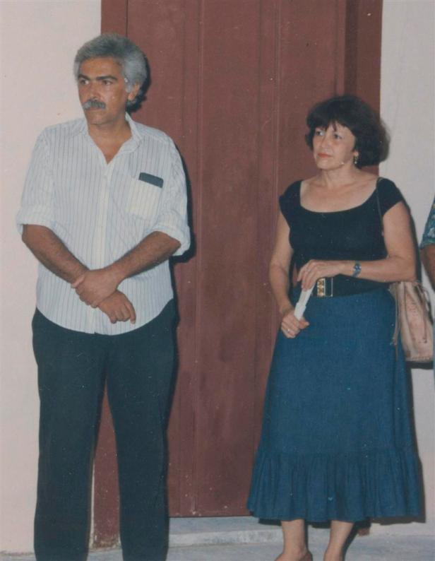 Marta Elena junto a Omar López, Conservador de la Ciudad de Santiago de Cuba, junto al que compartió el amor a la ciudad, por la Oficina del Conservador y también una gran amistad.